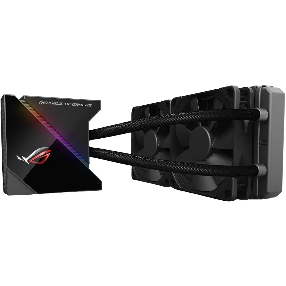 Система водяного охолодження Asus ROG Ryujin 2x120mm Aura OLED (90RC0030-M0UAY0) - зображення 1