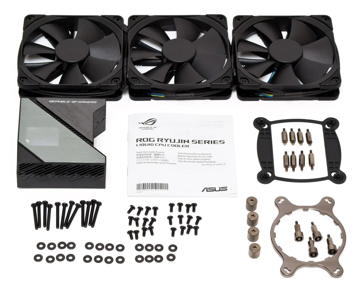 Система водяного охолодження Asus ROG Ryujin 2x120mm Aura OLED (90RC0030-M0UAY0) - мініатюра 14