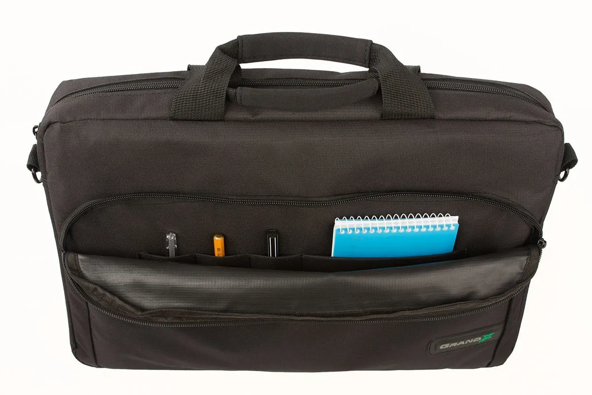 Сумка для ноутбука Grand-X SB-129 15.6" Black Ripstop Nylon - мініатюра 2