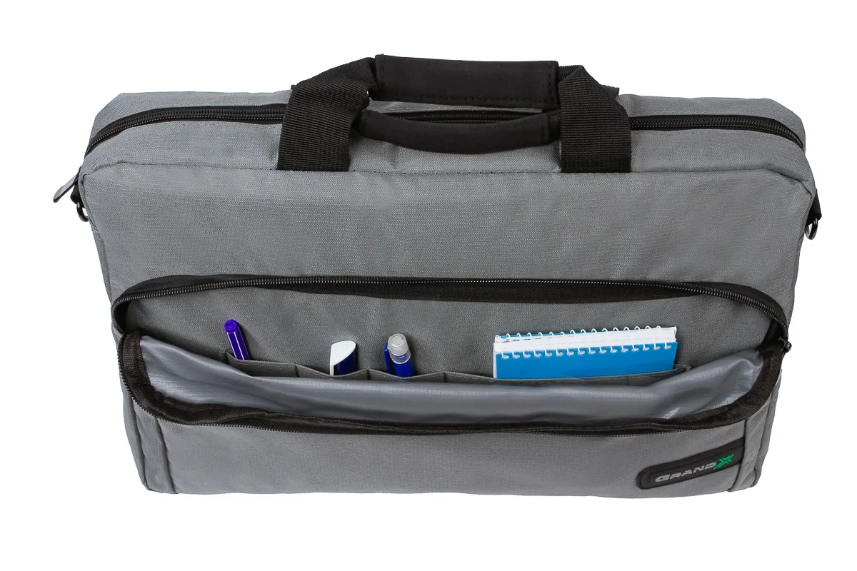 Сумка для ноутбука Grand-X SB-129G Grey - мініатюра 3