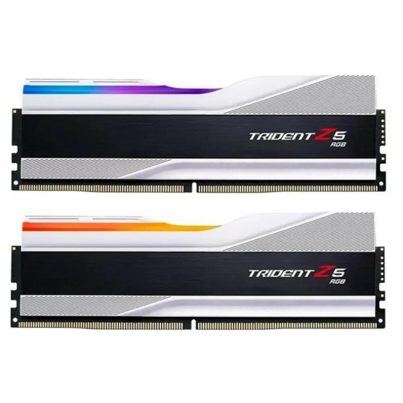 Модуль пам`ятi DDR5 2x16GB/6000 G.Skill Trident Z5 RGB Silver (F5-6000J3636F16GX2-TZ5RS) - зображення 1
