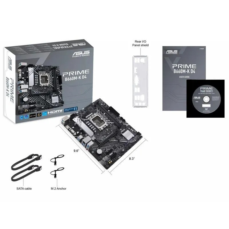 Материнська плата Asus Prime B660M-K D4 Socket 1700 - мініатюра 7
