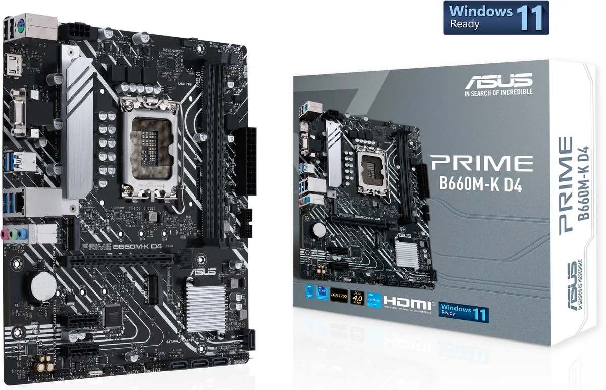 Материнська плата Asus Prime B660M-K D4 Socket 1700 - мініатюра 8