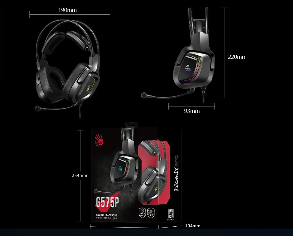 Гарнітура Bloody G575P Black - мініатюра 7