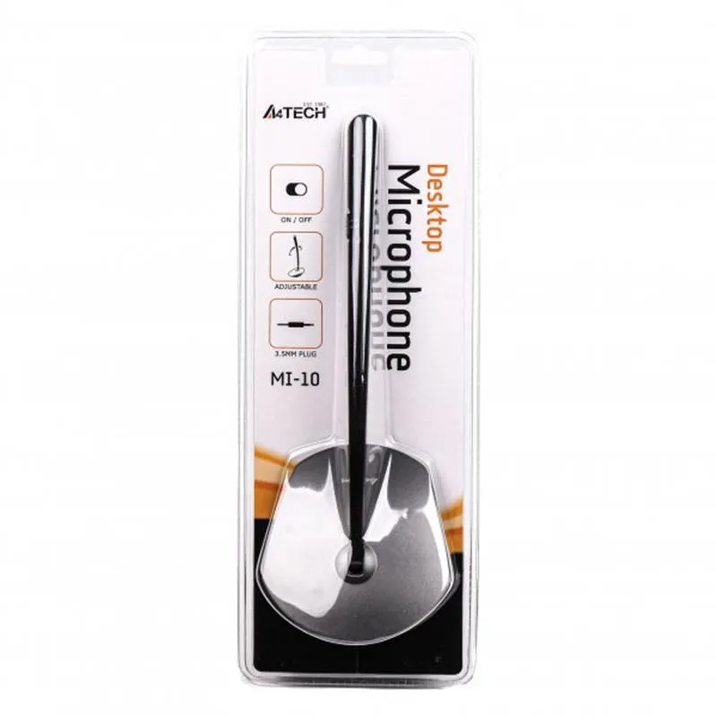 Мiкрофон A4Tech MI-10 Grey - мініатюра 4