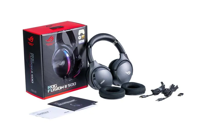 Гарнітура Asus ROG Fusion II 500 Black (90YH02W5-B2UA00) - мініатюра 6