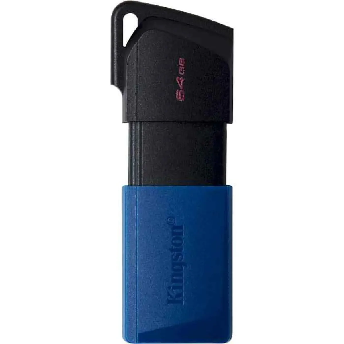 Флеш-накопичувач USB3.2 64GB Kingston DataTraveler Exodia M Black/Blue (DTXM/64GB) - зображення 1