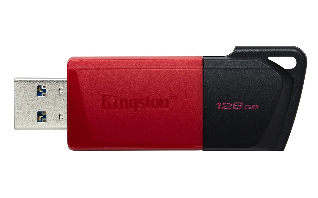 Флеш-накопичувач USB3.2 128GB Kingston DataTraveler Exodia M Black/Red (DTXM/128GB) - мініатюра 3
