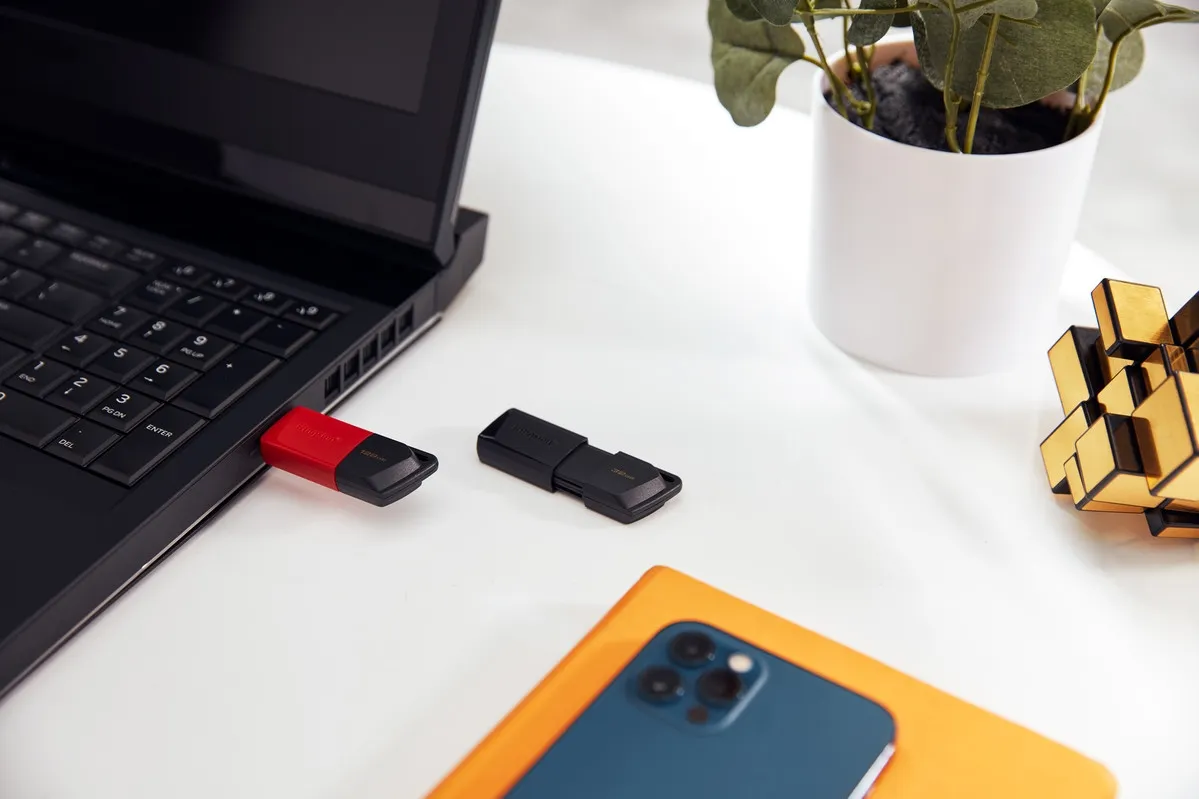 Флеш-накопичувач USB3.2 256GB Kingston DataTraveler Exodia M Black/Teal (DTXM/256GB) - мініатюра 13