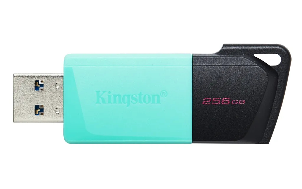 Флеш-накопичувач USB3.2 256GB Kingston DataTraveler Exodia M Black/Teal (DTXM/256GB) - мініатюра 4