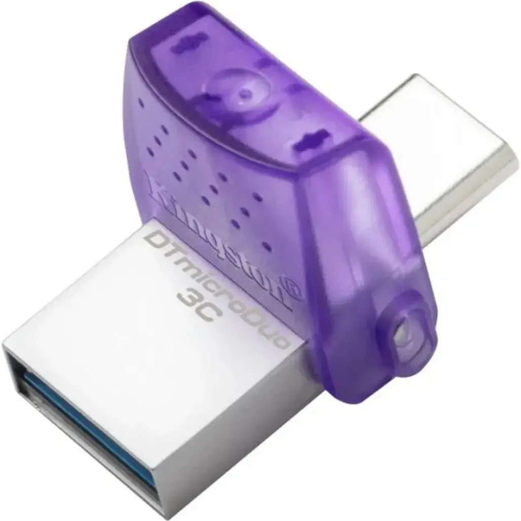 Флеш-накопичувач USB3.2 64GB Type-C Kingston DataTraveler microDuo 3C (DTDUO3CG3/64GB) - мініатюра 4