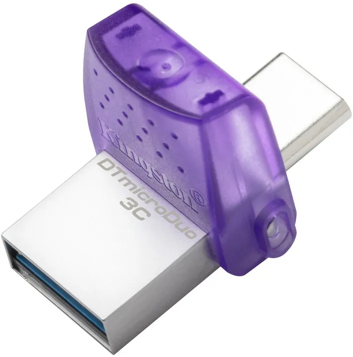 Флеш-накопичувач USB3.2 128GB Type-C Kingston DataTraveler microDuo 3C (DTDUO3CG3/128GB) - мініатюра 4