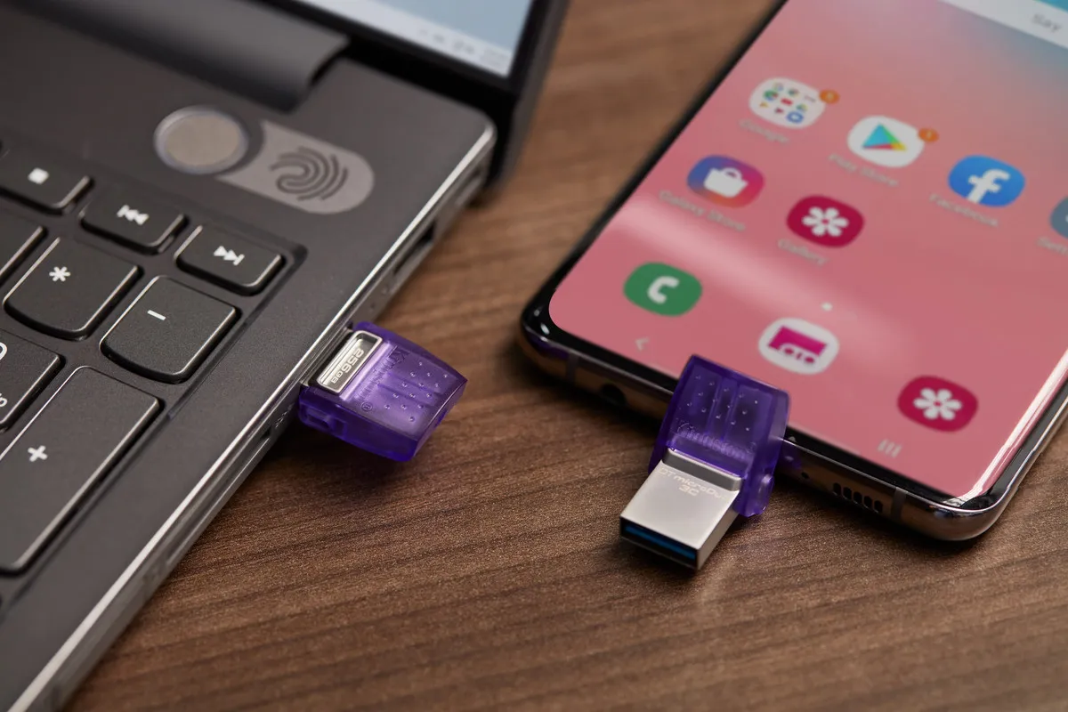Флеш-накопичувач USB3.2 128GB Type-C Kingston DataTraveler microDuo 3C (DTDUO3CG3/128GB) - мініатюра 8