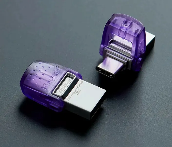Флеш-накопичувач USB3.2 256GB Type-C Kingston DataTraveler microDuo 3C (DTDUO3CG3/256GB) - мініатюра 12