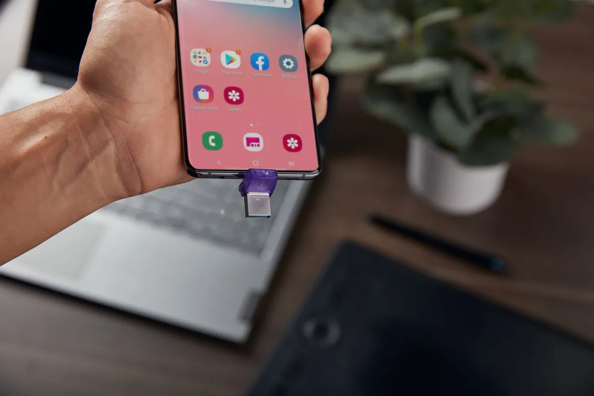 Флеш-накопичувач USB3.2 256GB Type-C Kingston DataTraveler microDuo 3C (DTDUO3CG3/256GB) - мініатюра 5