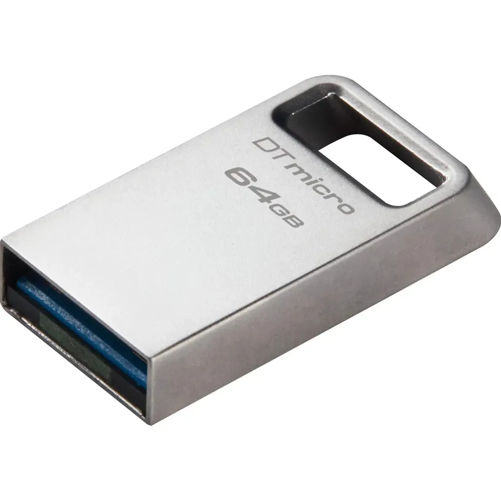 Флеш-накопичувач USB3.2 64GB Kingston DataTraveler Micro (DTMC3G2/64GB) - мініатюра 2