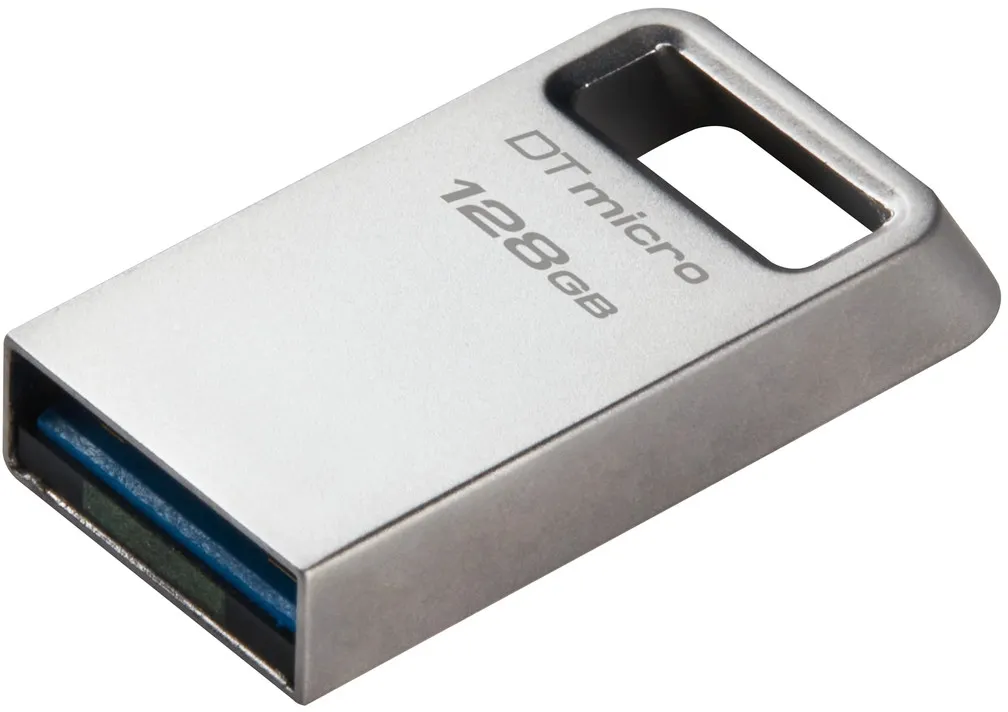 Флеш-накопичувач USB3.2 128GB Kingston DataTraveler Micro (DTMC3G2/128GB) - мініатюра 2