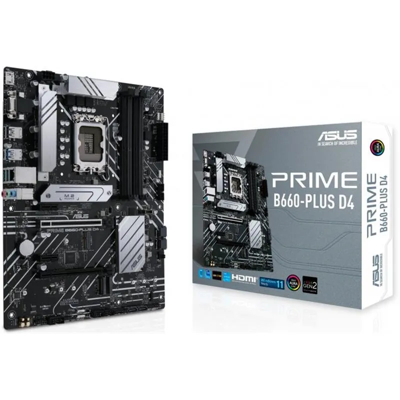 Материнская плата Asus Prime B660-Plus D4 Socket 1700 - мініатюра 6