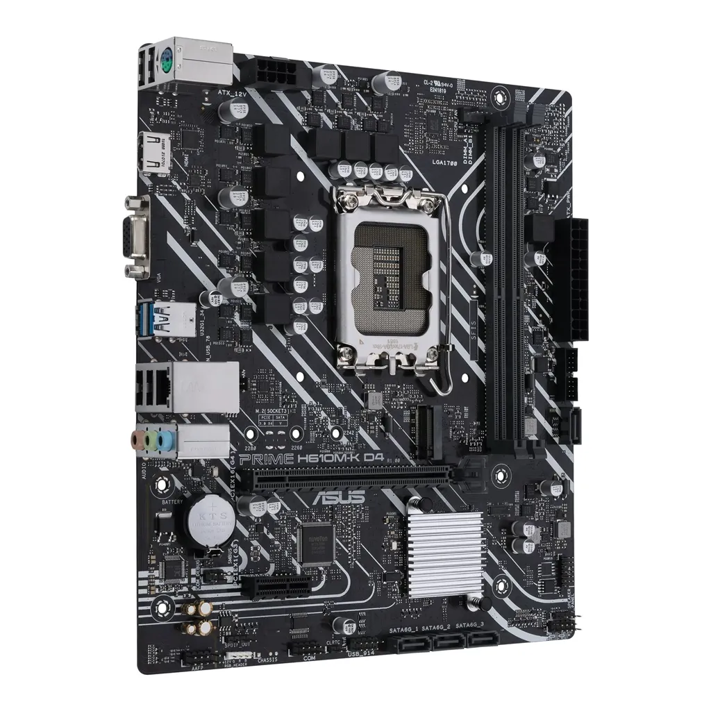 Материнська плата Asus Prime H610M-K D4 Socket 1700 - мініатюра 2