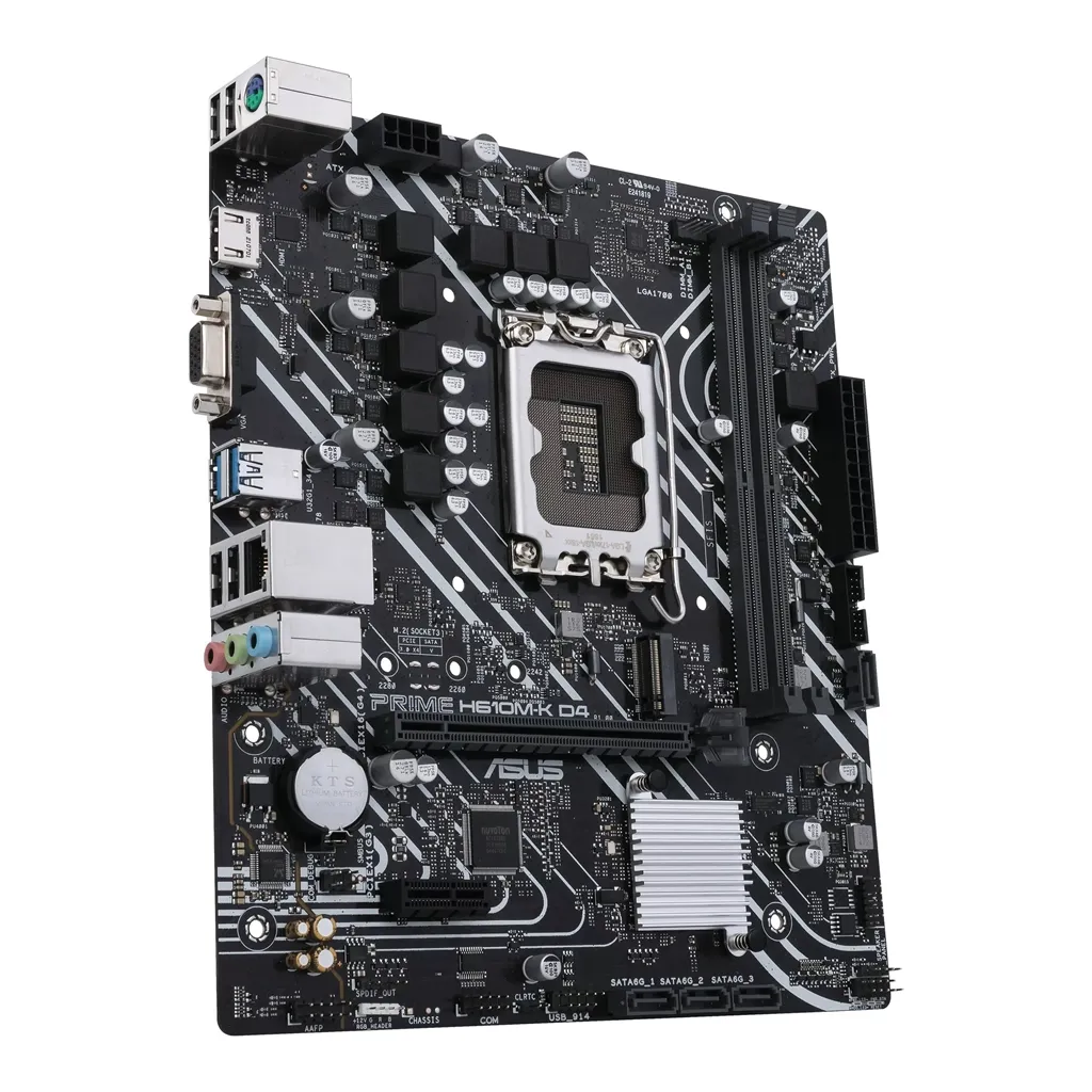 Материнська плата Asus Prime H610M-K D4 Socket 1700 - мініатюра 3