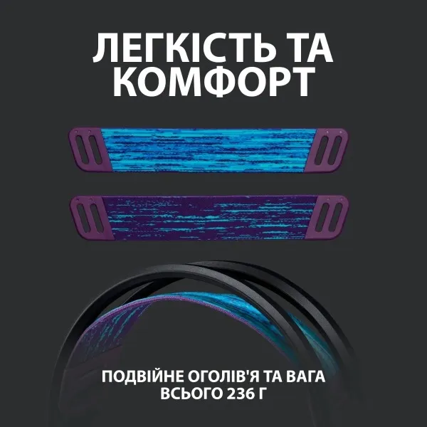 Гарнітура Logitech G535 Black (981-000972) - мініатюра 12