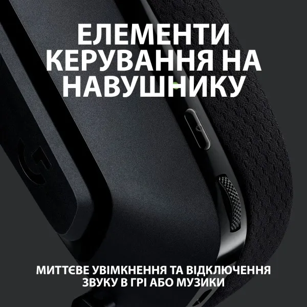 Гарнітура Logitech G535 Black (981-000972) - мініатюра 9