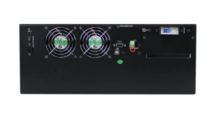 Джерело безперебійного живлення LogicPower Smart-UPS LogicPower-6000 PRO, RM (rack mounts) (with battery) - мініатюра 4