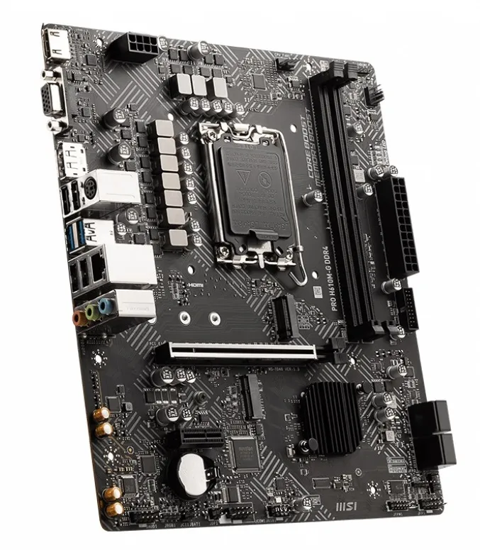 Материнська плата MSI Pro H610M-G DDR4 Socket 1700 - мініатюра 3