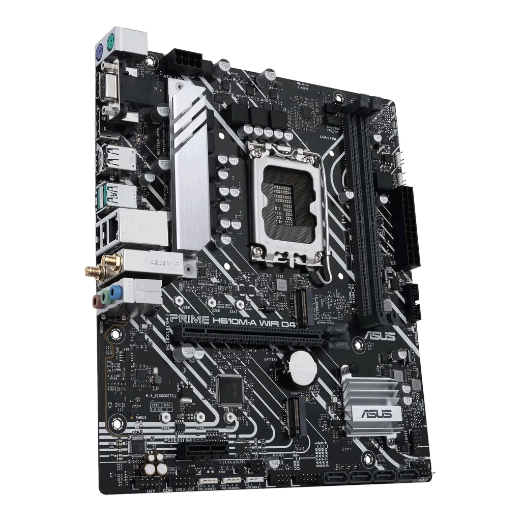 Материнська плата Asus Prime H610M-A WiFi D4 Socket 1700 - мініатюра 3