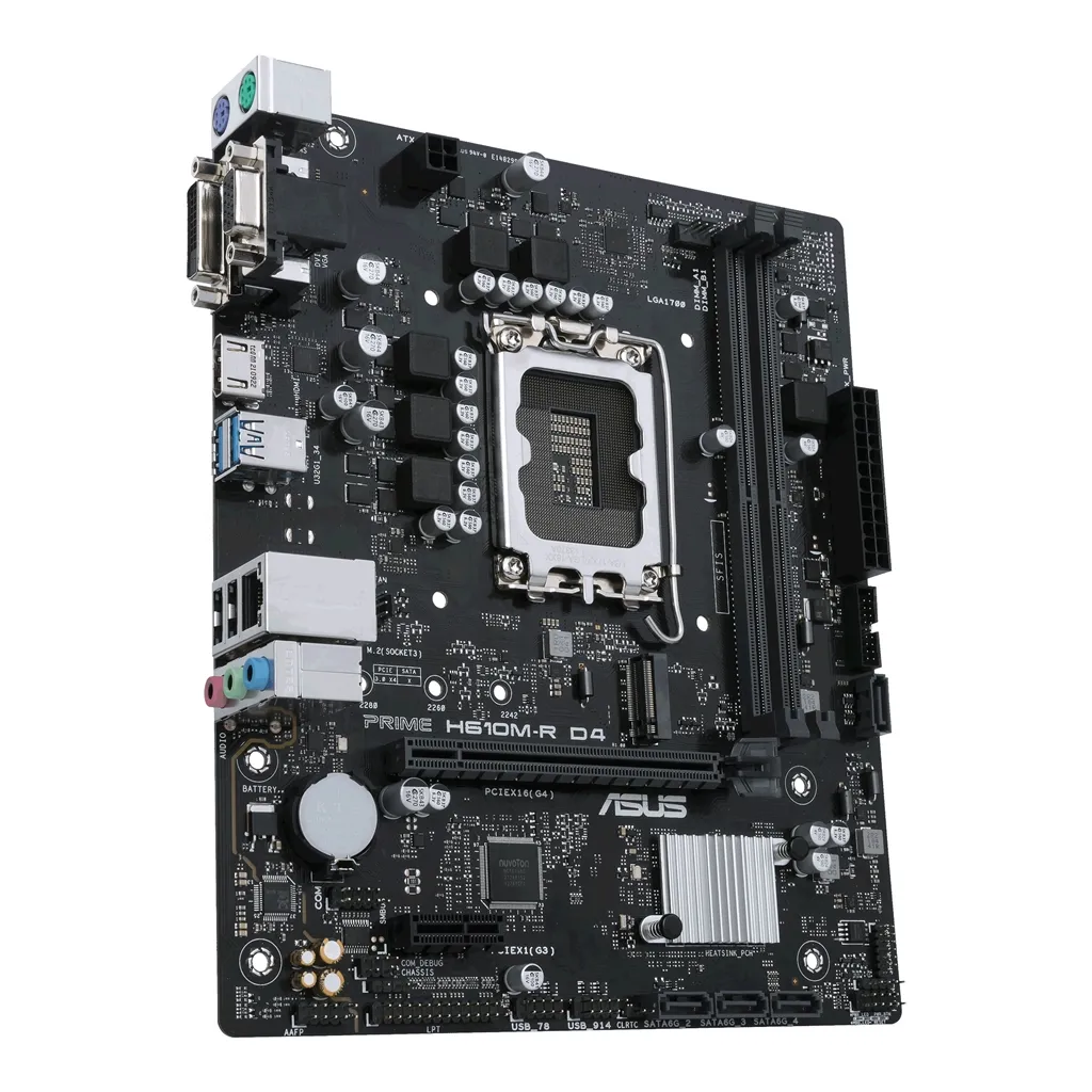Материнська плата Asus Prime H610M-R D4-SI Socket 1700 - мініатюра 3