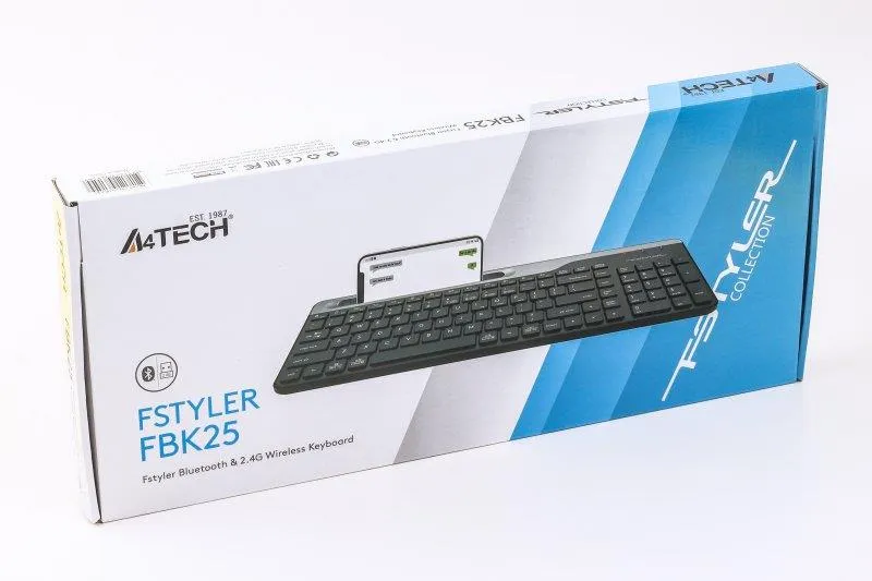 Клавіатура бездротова A4Tech Fstyler FBK25 Black - мініатюра 10