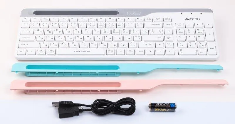 Клавіатура бездротова A4Tech Fstyler FBK25 White  - мініатюра 6
