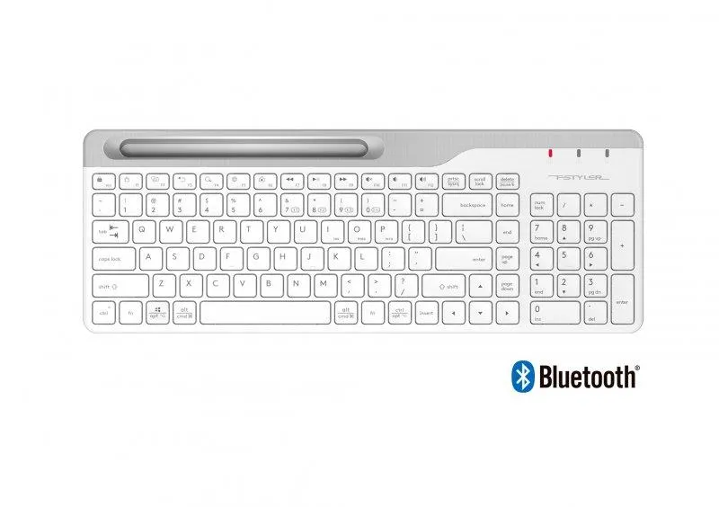 Клавіатура бездротова A4Tech Fstyler FBK25 White  - мініатюра 9