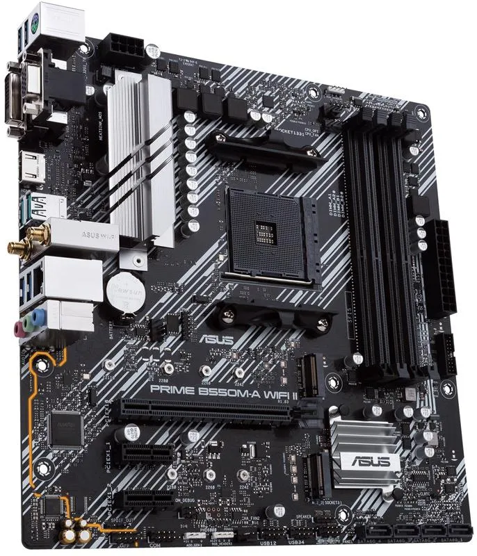 Материнська плата Asus Prime B550M-A WiFi II Socket AM4 - мініатюра 4