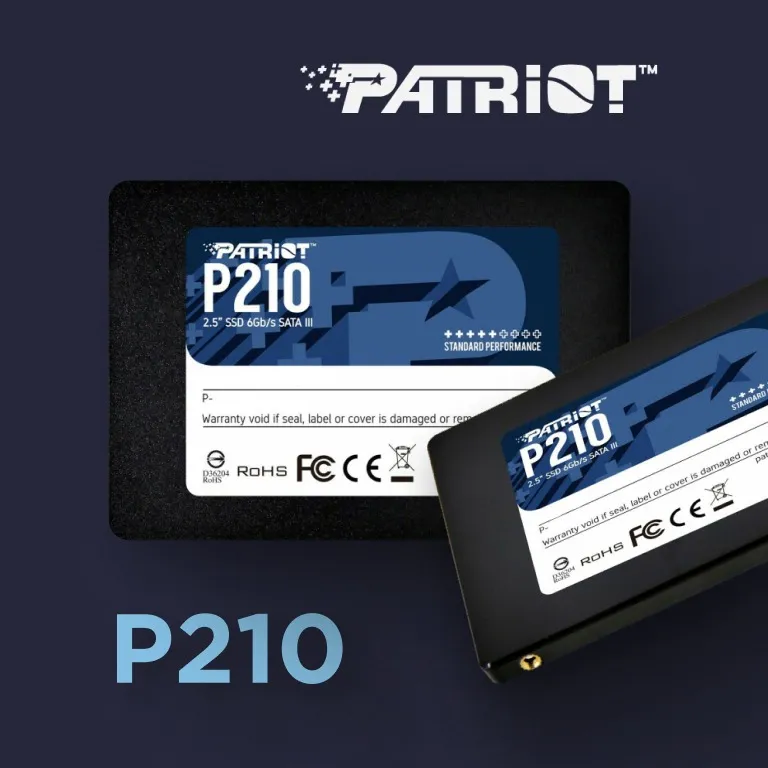 Накопичувач SSD  256GB Patriot P210 2.5" SATAIII TLC (P210S256G25) - мініатюра 6