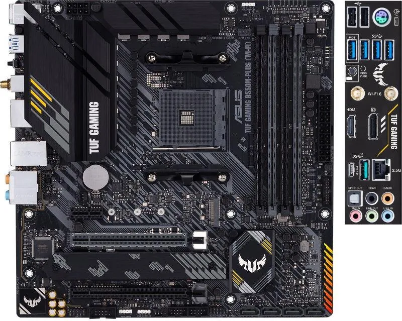 Материнська плата Asus TUF Gaming B550M-Plus WiFi II Socket AM4 - мініатюра 2