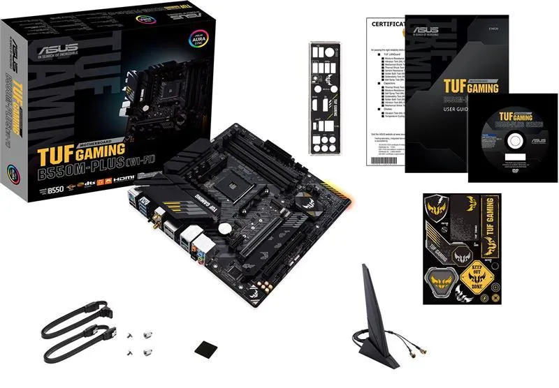 Материнська плата Asus TUF Gaming B550M-Plus WiFi II Socket AM4 - мініатюра 6
