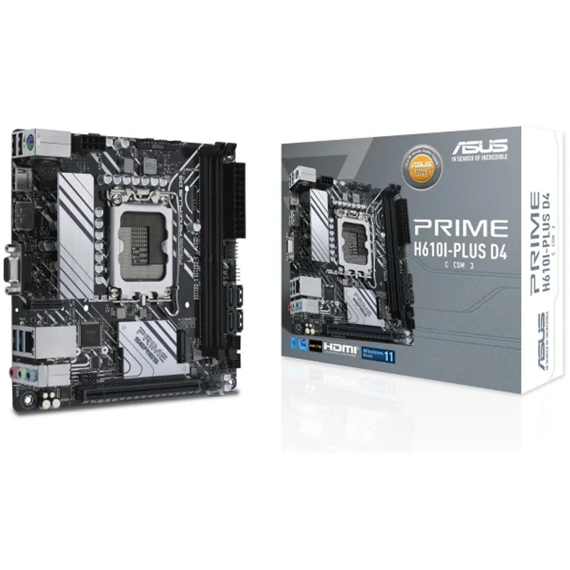 Материнська плата Asus Prime H610I-Plus D4-CSM Socket 1700 - мініатюра 4