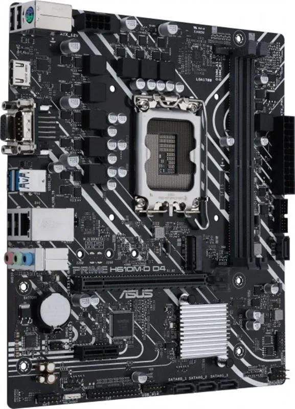 Материнська плата Asus Prime H610M-D D4 Socket 1700 - мініатюра 2
