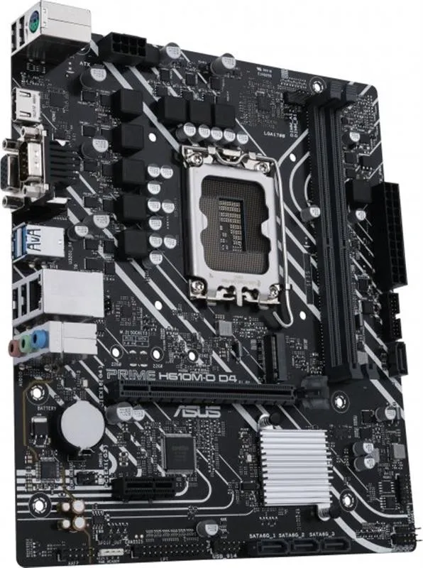 Материнська плата Asus Prime H610M-D D4 Socket 1700 - мініатюра 3