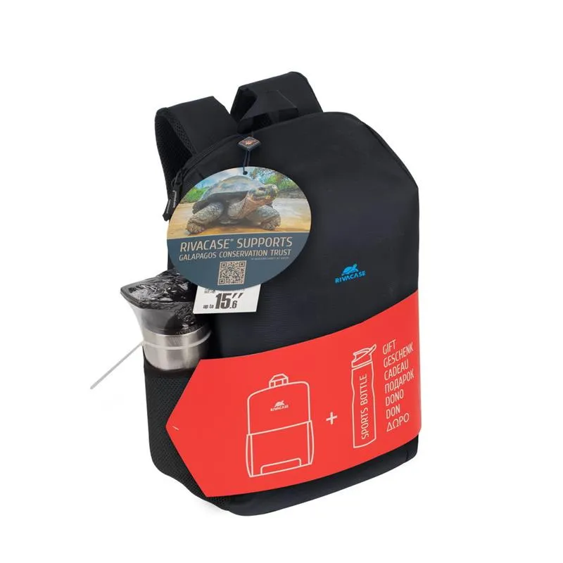 Рюкзак Rivacase 7761 15.6" Khaki + спортивна пляшка 750 ml - мініатюра 3