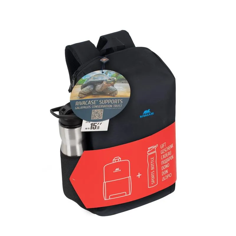 Рюкзак Rivacase 7761 15.6" Khaki + спортивна пляшка 750 ml - мініатюра 5
