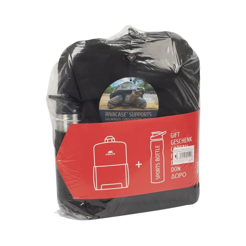 Рюкзак Rivacase 7761 15.6" Khaki + спортивна пляшка 750 ml - мініатюра 8