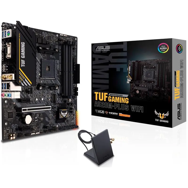 Материнська плата Asus TUF Gaming A520M-Plus WiFi Socket AM4 - мініатюра 10