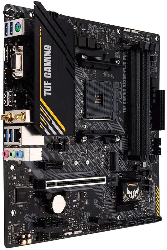 Материнська плата Asus TUF Gaming A520M-Plus WiFi Socket AM4 - мініатюра 2