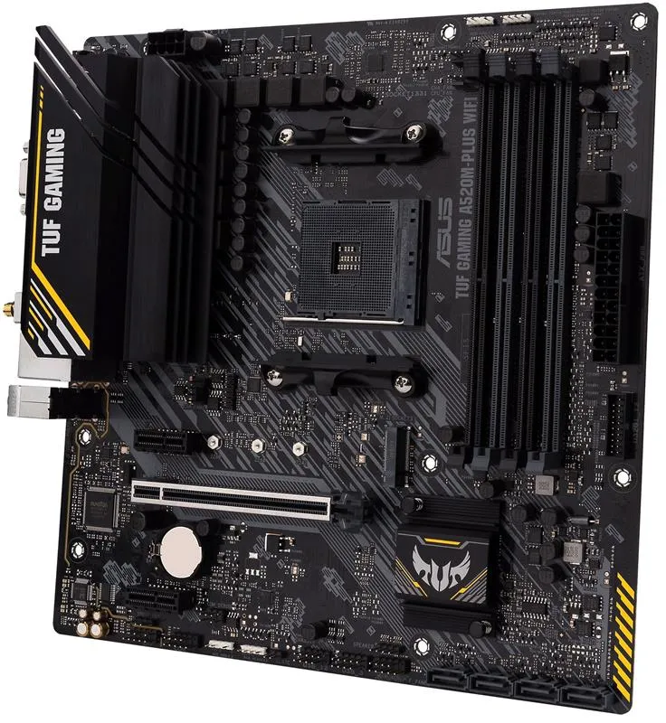 Материнська плата Asus TUF Gaming A520M-Plus WiFi Socket AM4 - мініатюра 4