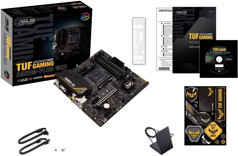 Материнська плата Asus TUF Gaming A520M-Plus WiFi Socket AM4 - мініатюра 9