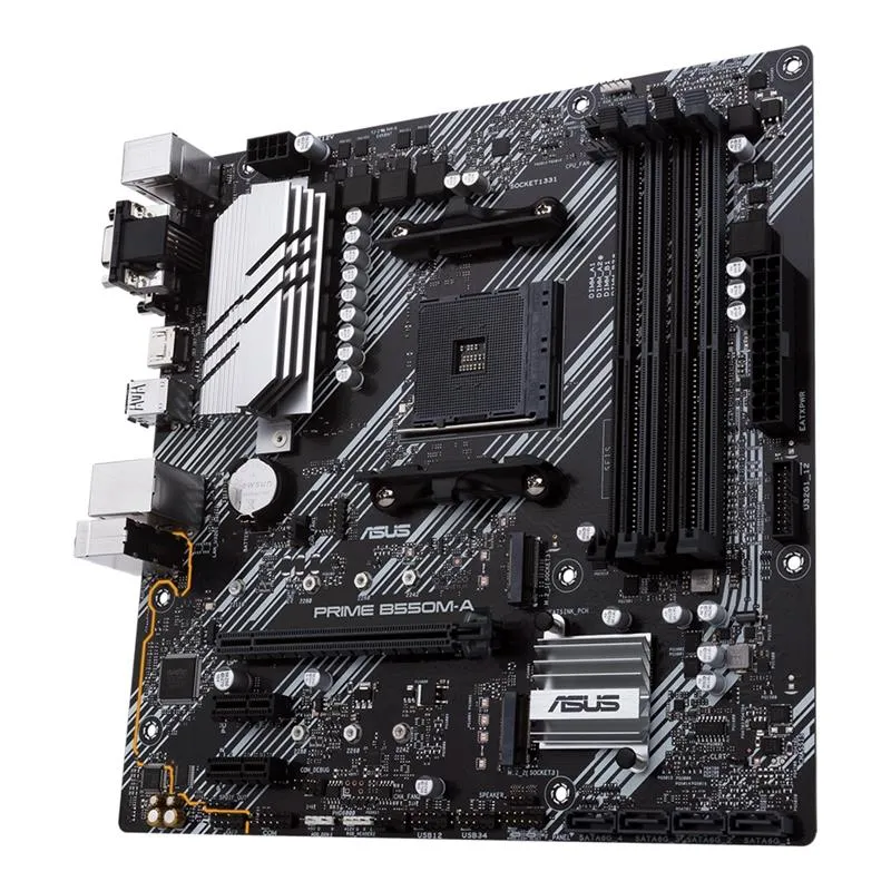 Материнська плата Asus Prime B550M-A/CSM Socket AM4 - мініатюра 4