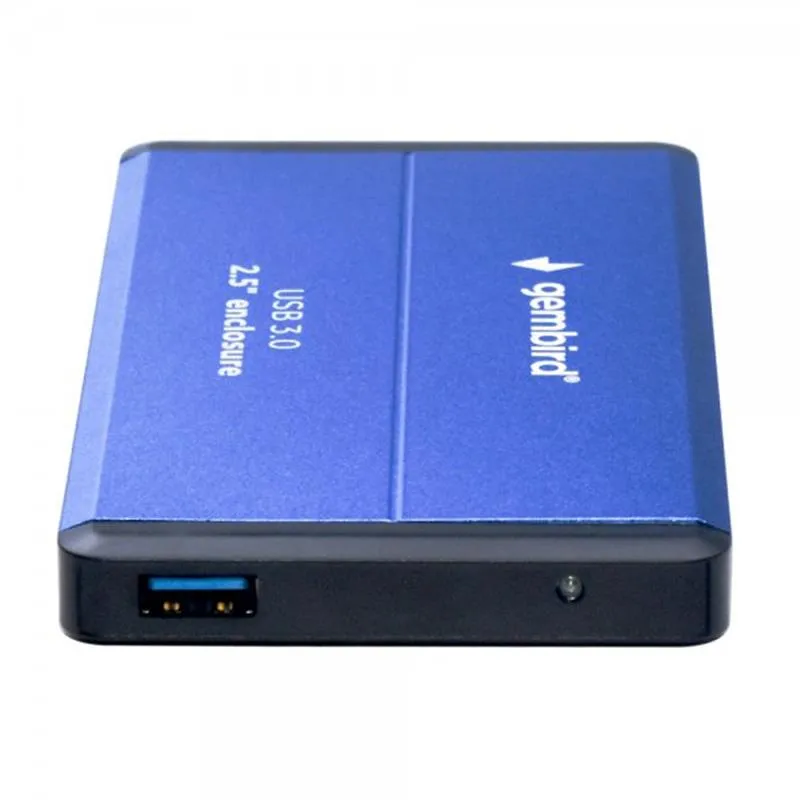 Зовнішня кишеня Gembird для підключення SATA HDD 2.5", USB 3.0, Blue (EE2-U3S-2-B) - мініатюра 4