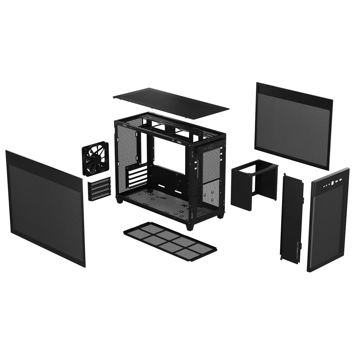 Корпус Asus Prime AP201 Black без БЖ (90DC00G0-B39000) - мініатюра 9